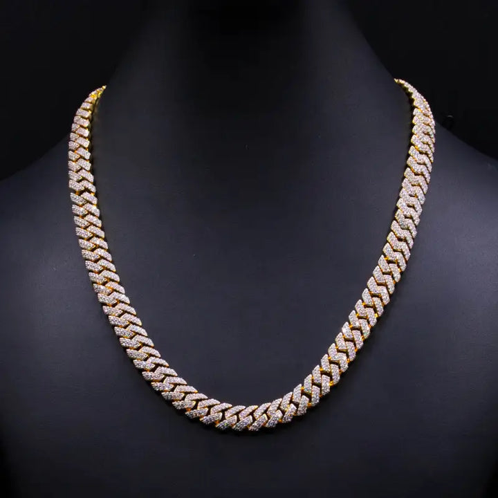 10mm Yellow Gold Cuban Link
