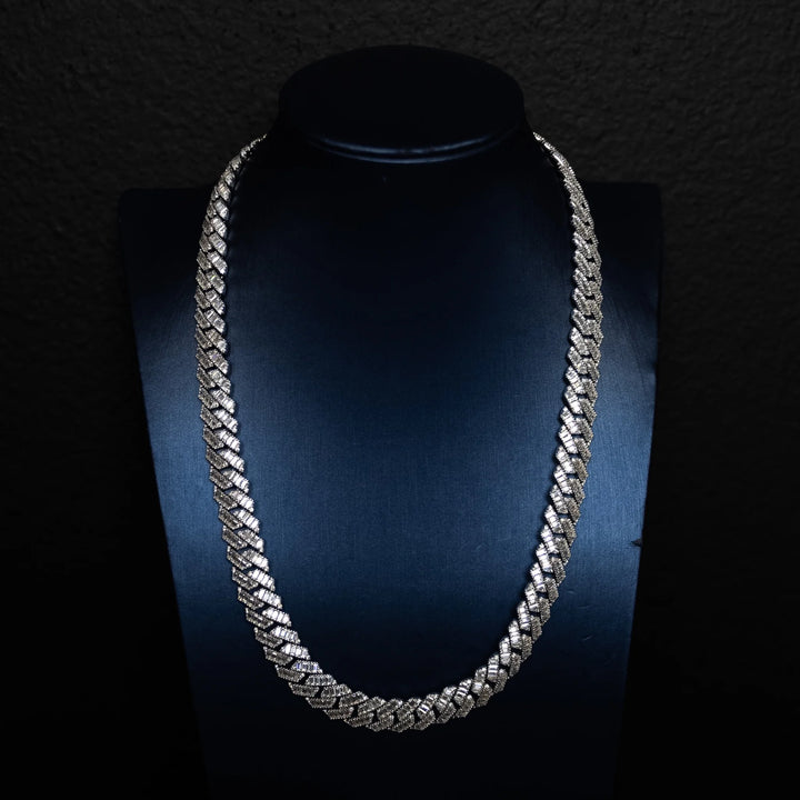 12mm Baguette Cuban Link