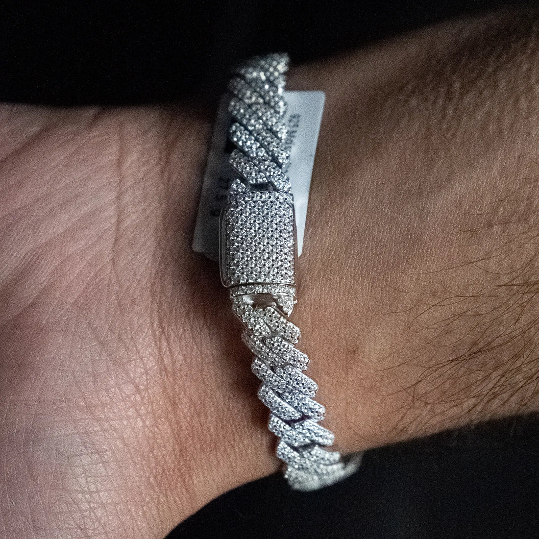 12mm VVS Moissanite Cuban Bracelet