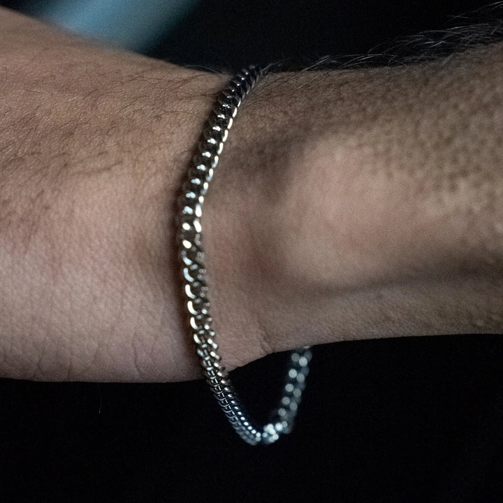 6mm Stainless Steel Cuban Bracelet