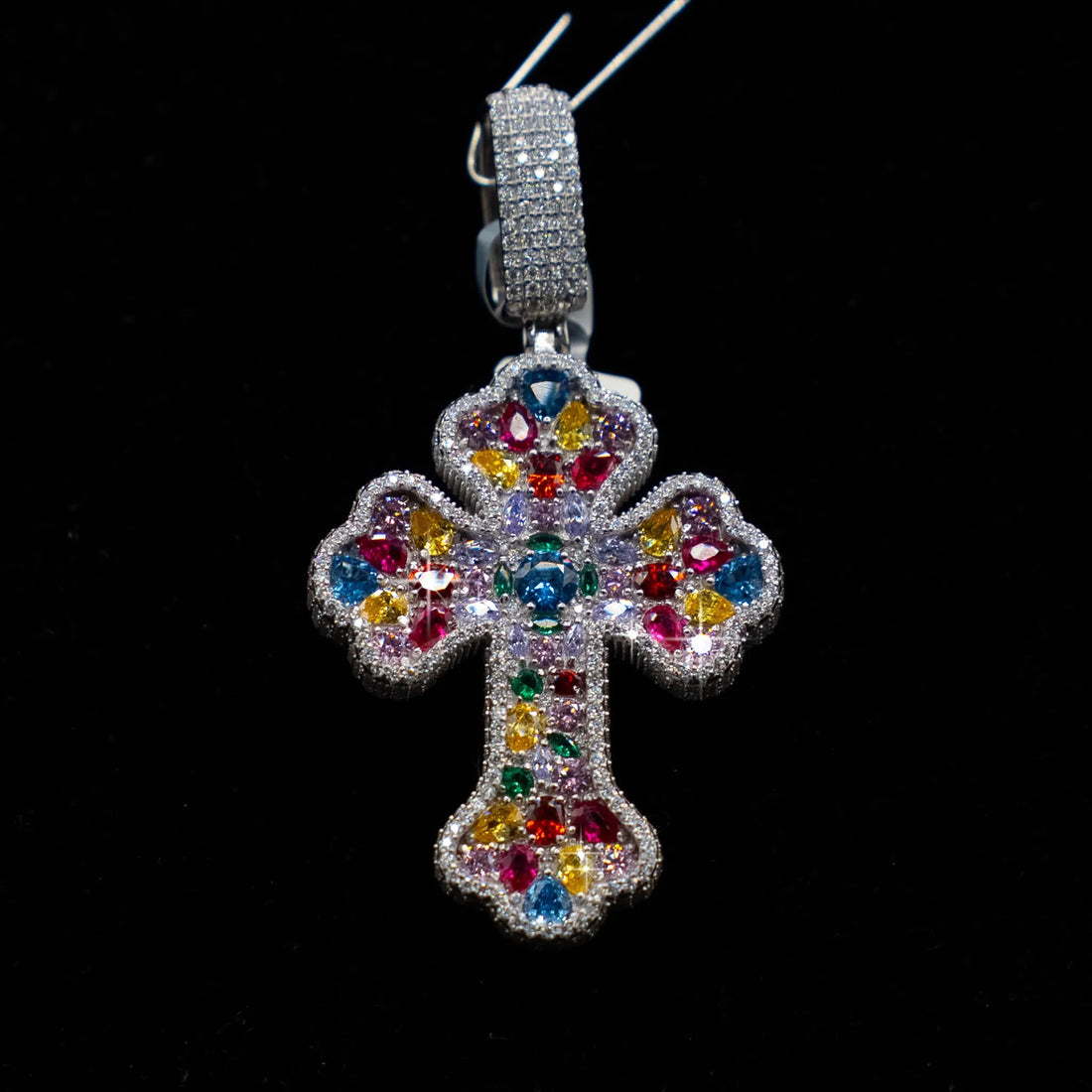 Gemstone Cross Pendant