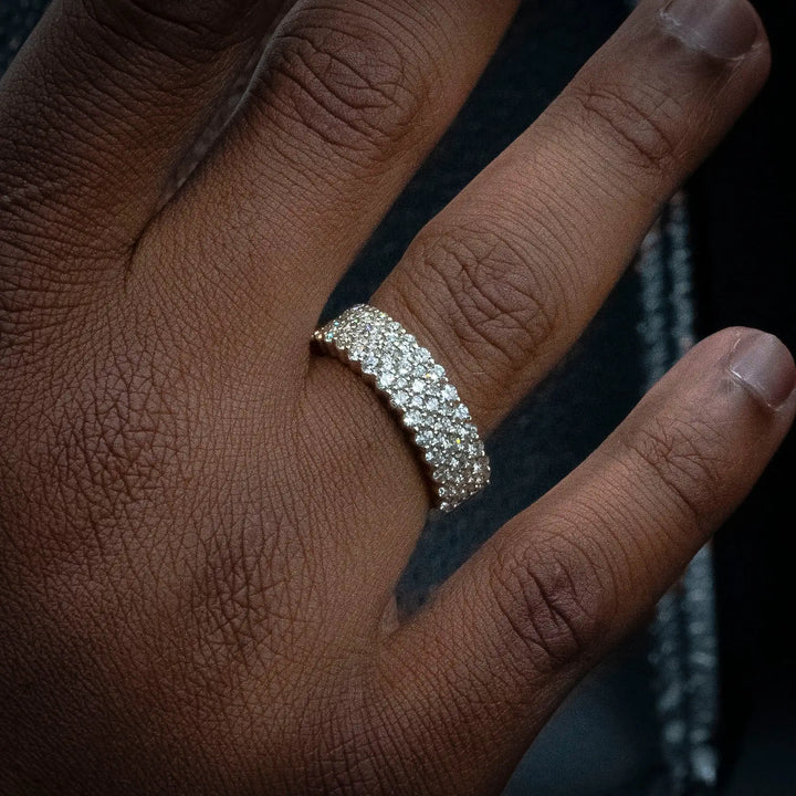 Iced Band Ring 1.72 CTW