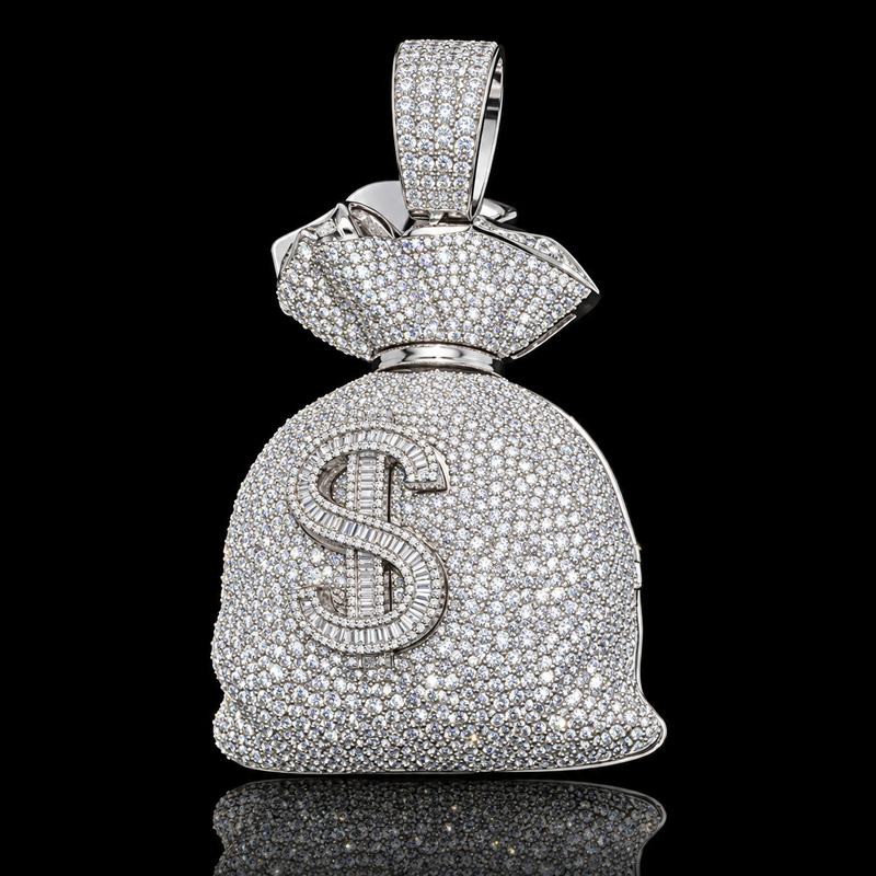 Large Money Bag Pendant