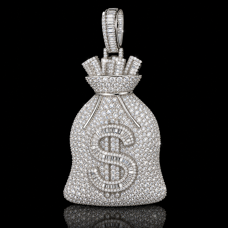 Large Money Bag Pendant