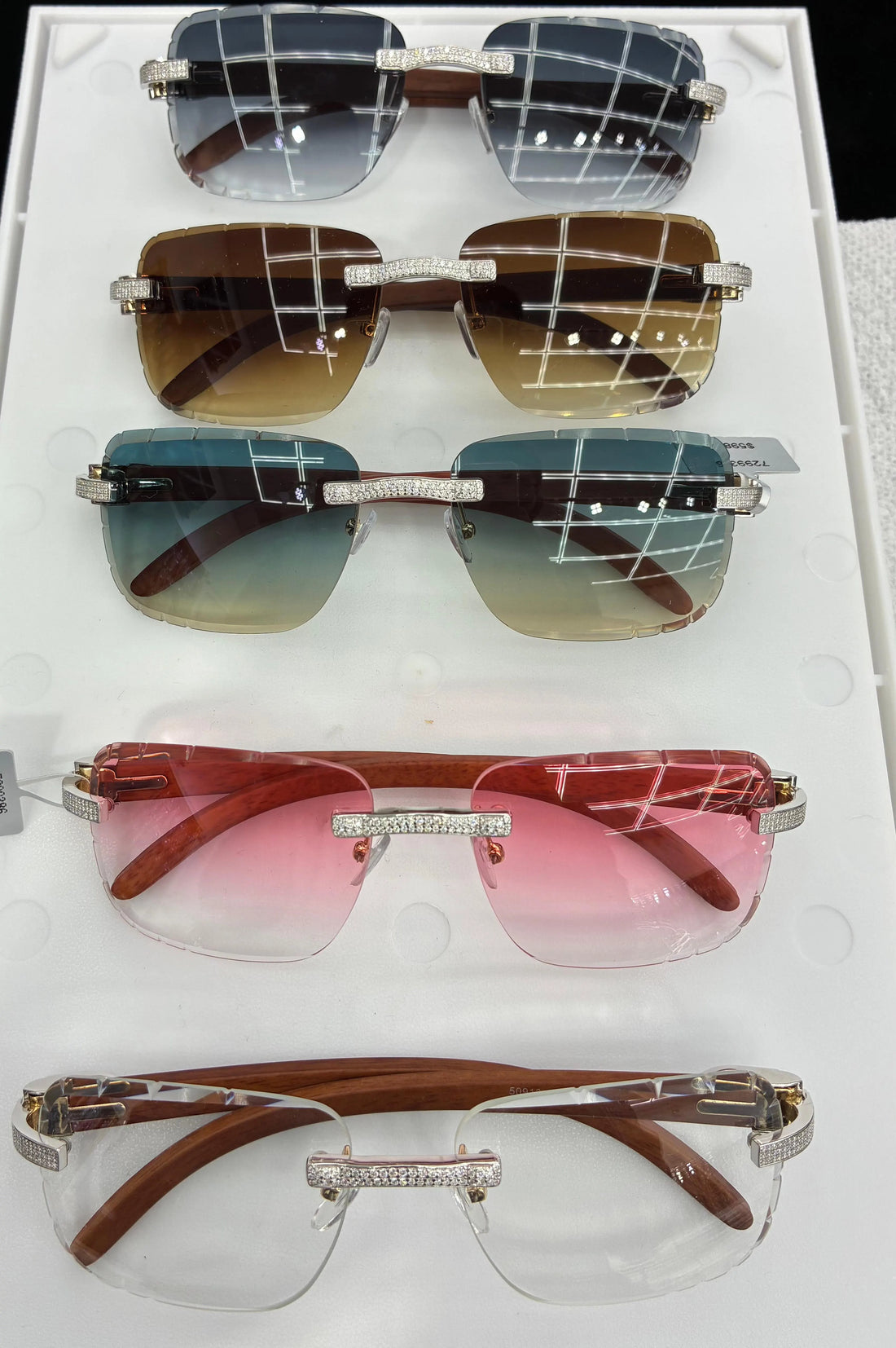 Iced Out Moissanite Glasses