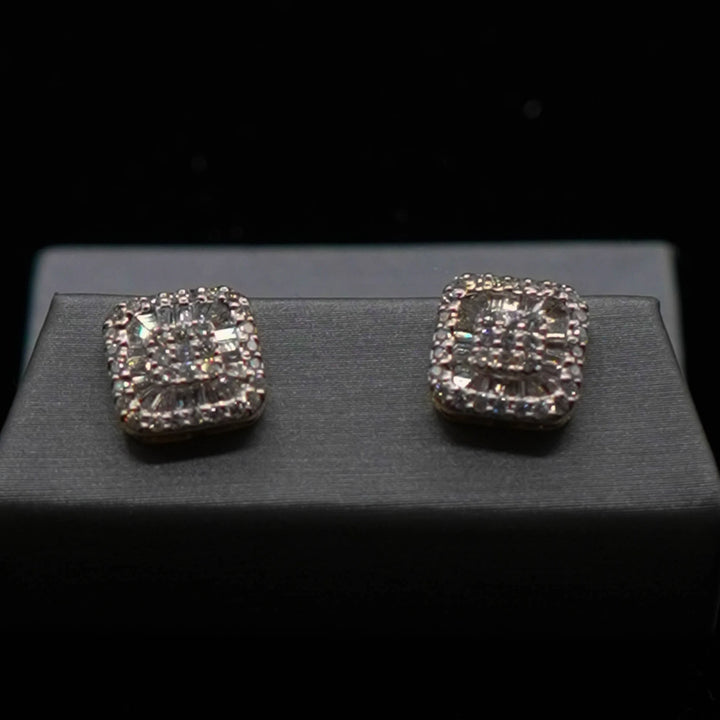 Square Baguette Earrings