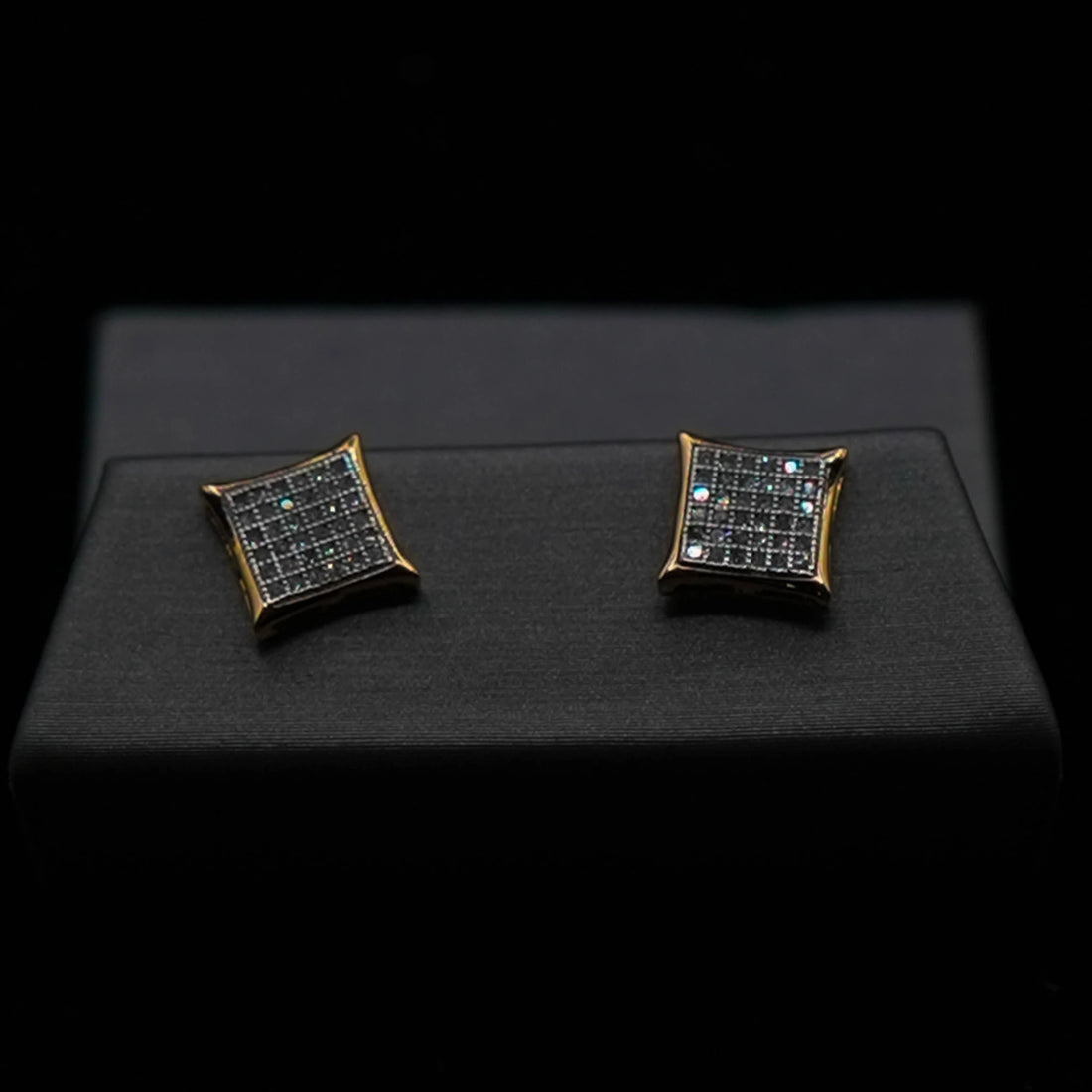 Square Cut Ice Earrings