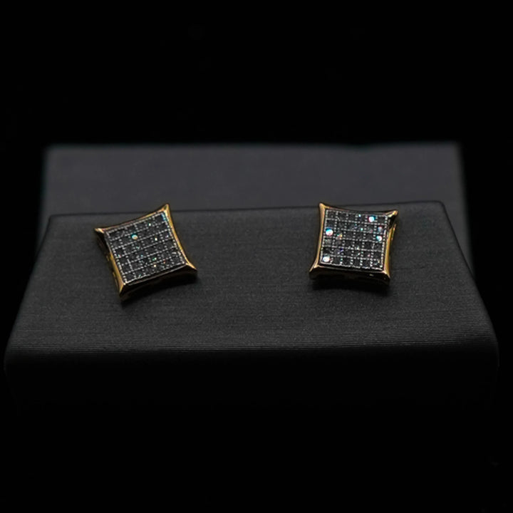 Square Cut Ice Earrings